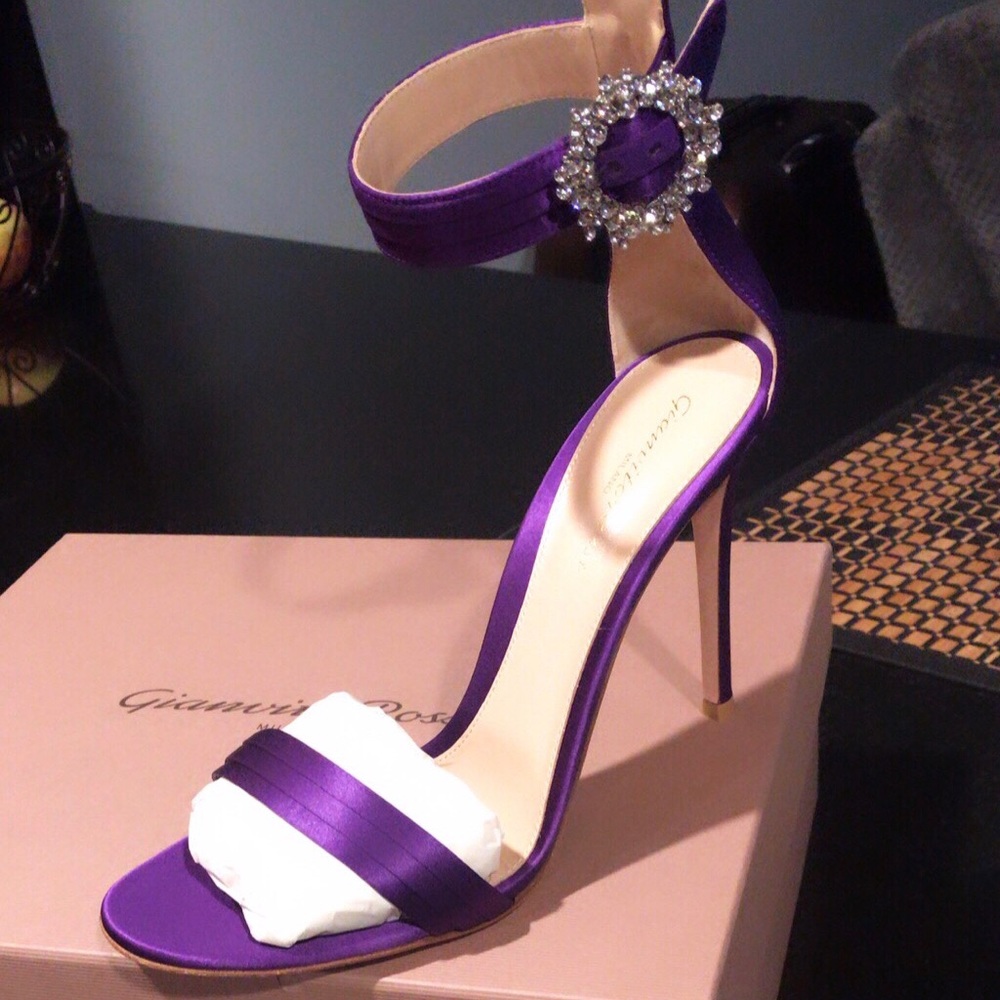 Gianvito Rossi Satin Sandals